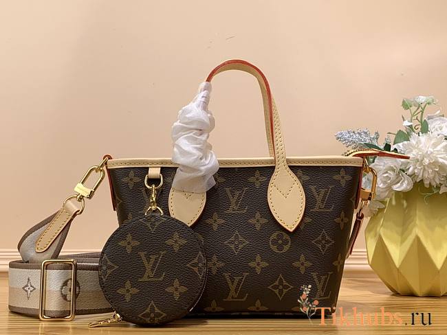 Louis Vuitton LV Neverfull BB Beige 24 x 14 x 9 cm - 1