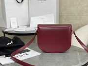 Celine Teen Besace Triomphe In Red 18.5x16x6cm - 2