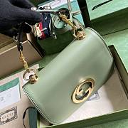 Gucci Blondie Medium Top Handle Bag Green 29x22x7cm - 4