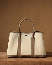 Hermes Garden Party 30 Brown 30x20x13cm - 1