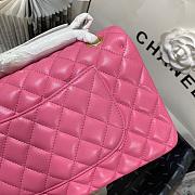 Chanel Medium Classic Flap Bag Lambskin Pink Gold 25cm - 2