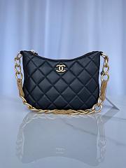 Chanel Hobo Black Bag 23x17x6cm - 1