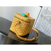 Goyard Muse Vanity Case Bag Yellow 16x14x20cm - 2