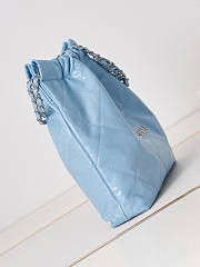 Chanel 22 Handbag Blue 38x42x8cm - 2