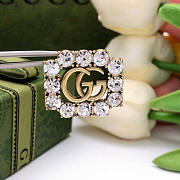 Gucci Crystal Earrings Gold - 3