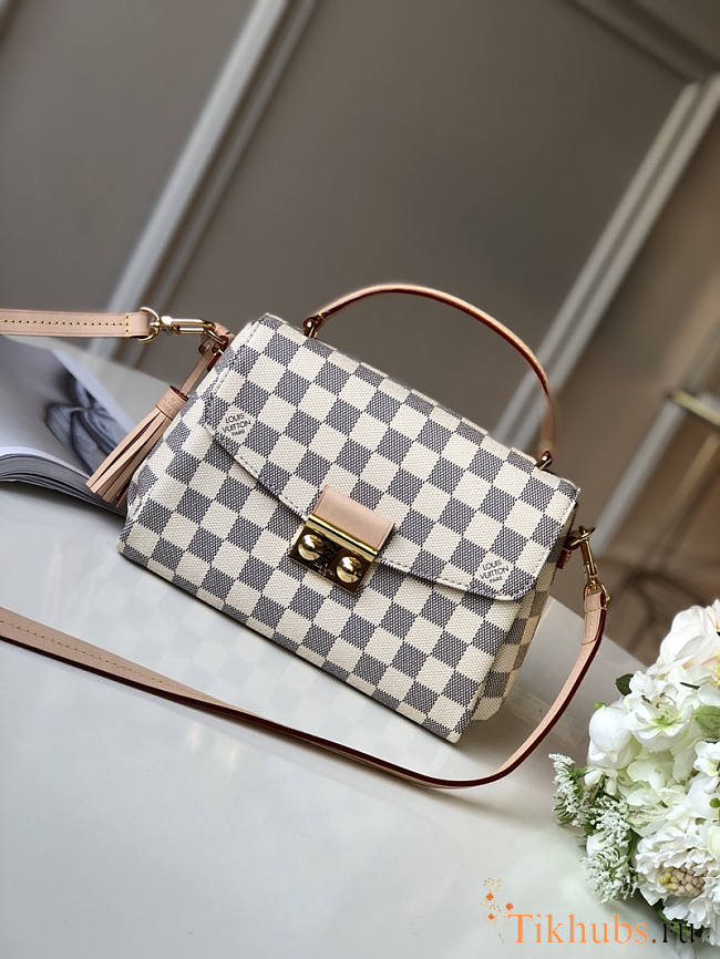 Louis Vuitton LV Croisette Damier Azur 25x17x9.5cm - 1