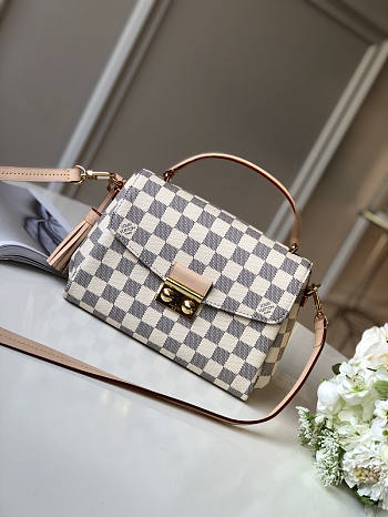 Louis Vuitton LV Croisette Damier Azur 25x17x9.5cm