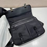 Prada SHW Shoulder Bag Nylon Black 32x24x12cm - 6