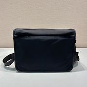 Prada SHW Shoulder Bag Nylon Black 32x24x12cm - 4