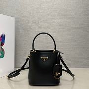 Prada Small Panier Bag Black 15x16x9.5cm - 1