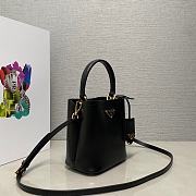 Prada Small Panier Bag Black 15x16x9.5cm - 3