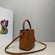 Prada Small Panier Bag Brown 15x16x9.5cm - 2