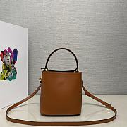 Prada Small Panier Bag Brown 15x16x9.5cm - 3