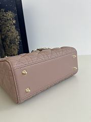 Dior Small Lady Bag Rose 20cm - 4