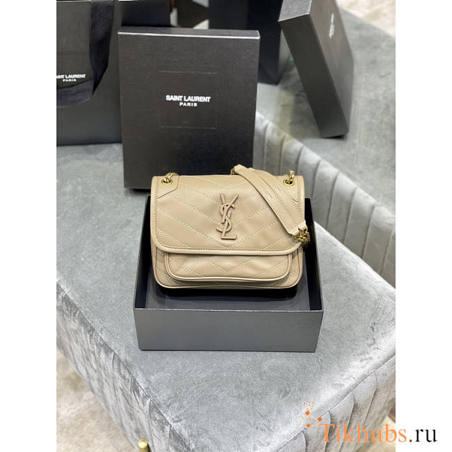 YSL Niki Baby Beige 22x16.5x7.5cm - 1