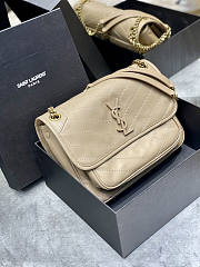 YSL Niki Medium Bag Beige 28x20.5x8.5cm - 2