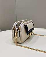 Fendi Easy Baguette White Bag 19x11x5cm - 5