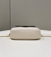 Fendi Easy Baguette White Bag 19x11x5cm - 2