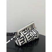 Fendi First Small Black White 26x9.5x18cm - 5