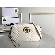 Gucci Marmont Small White Bag 24x12x7cm - 1