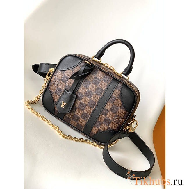 Louis Vuitton LV Valisette Souple BB Bag Black 21x16x7cm - 1