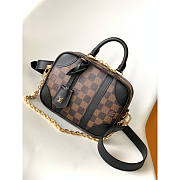 Louis Vuitton LV Valisette Souple BB Bag Black 21x16x7cm - 1