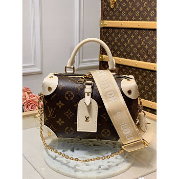 Louis Vuitton LV Petite Malle Souple Cream 20 x 14 x 7.5 cm