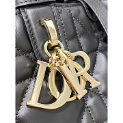 Dior Medium Toujour Bag Black 28.5x19x21cm - 4