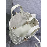 Dior Medium Toujour Bag White 28.5x19x21cm - 5