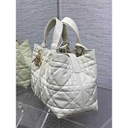 Dior Medium Toujour Bag White 28.5x19x21cm - 4