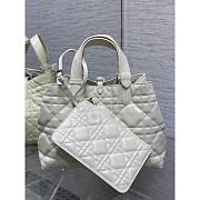 Dior Medium Toujour Bag White 28.5x19x21cm - 3