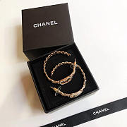 Chanel Diamond Metal Earrings - 4