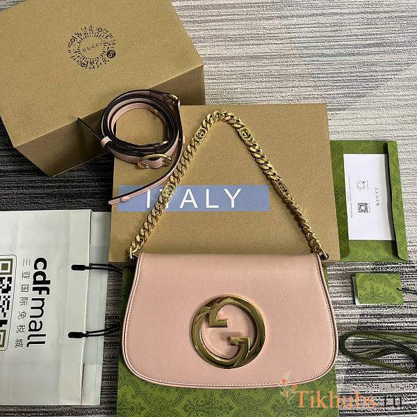 Gucci Blondie Shoulder Bag Pink 28x16x4cm - 1