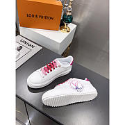 Louis Vuitton LV Time Out Sneaker White Pink Sneaker - 5