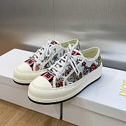 Dior Walk'N'Dior Platform Sneakers White Multicolor Florilegio - 3