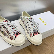 Dior Walk'N'Dior Platform Sneakers White Multicolor Florilegio - 2