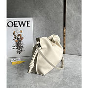 Loewe Flamenco Clutch Bag White 30x24.5x10.5cm - 2