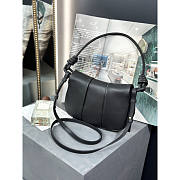 Loewe Paseo Satchel Bag Black 25x17x8cm - 5