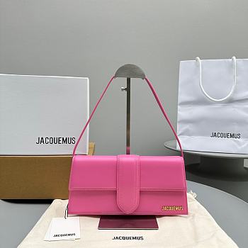 Jacquemus Le Bambino Long Flap Bag Pink 28x13.5cm