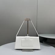 Jacquemus Le Bambino Long Flap Bag White 28x13.5cm - 4