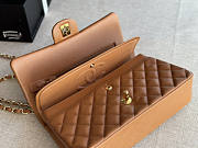 Chanel Flap Bag Caviar Gold Caramel 25cm - 5