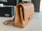 Chanel Flap Bag Caviar Silver Caramel 25cm - 5