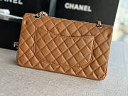 Chanel Flap Bag Caviar Silver Caramel 25cm - 2