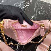 Prada Re-Edition 2005 Saffiano Leather Bag Pink 22x18x6cm - 3