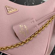 Prada Re-Edition 2005 Saffiano Leather Bag Pink 22x18x6cm - 2