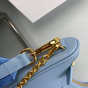 Prada Re-Edition 2005 Saffiano Leather Bag Blue 22x18x6cm - 4