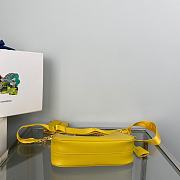 Prada Re-Edition 2005 Saffiano Leather Bag Yellow 22x18x6cm - 6