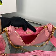 Prada Re-Edition 2005 Saffiano Leather Bag Petal Pink 22x18x6cm - 4