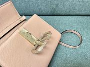 Valentino Small Vsling Handbag With Jewel Rose 22x17x9cm - 6