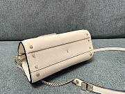 Valentino Small Vsling Handbag With Jewel White 22x17x9cm - 2